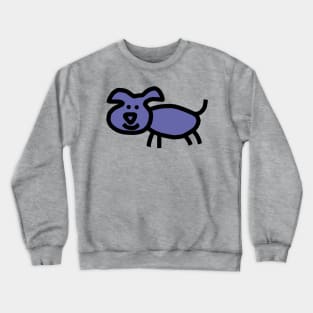 Very Peri Periwinkle Blue Puppy Dog Color of the Year 2022 Crewneck Sweatshirt